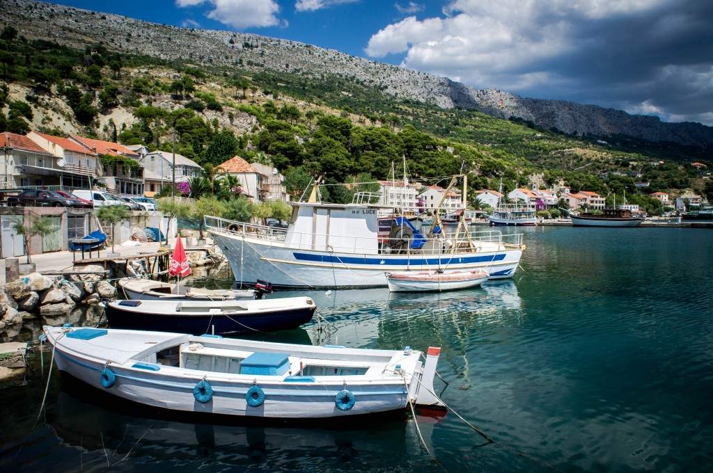 Chilling out by the boats