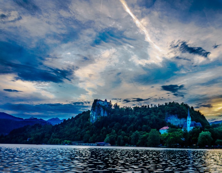 Boating In The Rain on Lake Bled RunawayBrit