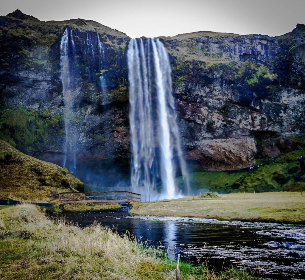 One of Iceland's many beautiful waterfalls.