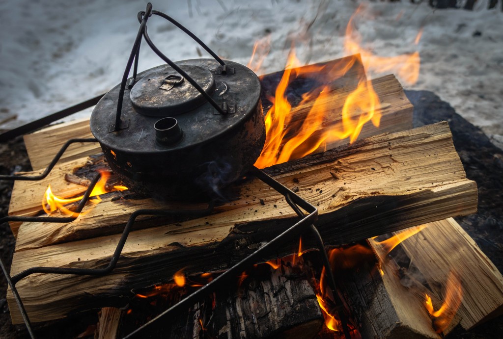 The kettle's on!