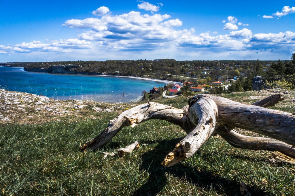 Looking out from Högklint towards Visby