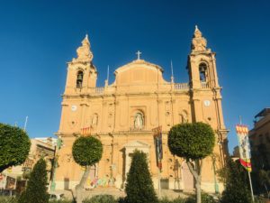Church at Sliema in Malta
